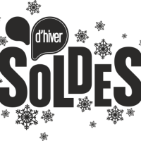Sticker Soldes d'Hiver vitrine 5