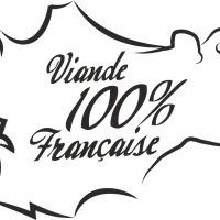 Sticker Logo Viande 100% Française