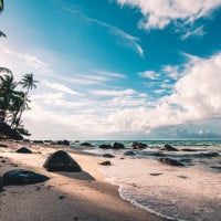 Papier Peint Panoramique Plage Paradisiaque