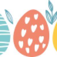 Sticker Vitrine Deco Paques