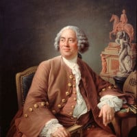 Papier Peint Panoramique Peinture 18e siècle François-Hubert Drouais - Portrait du sculpteur Edme Bouchardon