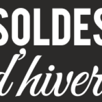 Sticker Soldes d'Hiver vitrine 1