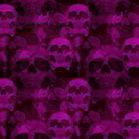 Papier Peint Panoramique Crane Skull Violet
