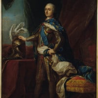 Papier Peint Panoramique Peinture 18e siècle Charles-André Van Loo - Portrait de Louis XV