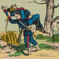 Papier Peint Panoramique Estampe 19e siècle - Léonce Cellier