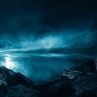 Papier Peint Panoramique Ocean Nuit