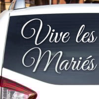 Lettrage adhésif mariage