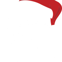 Sticker Vitrine Noël Tête Père Noël