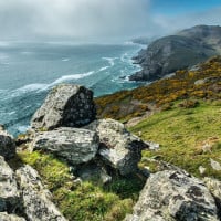 Papier Peint Panoramique Montagne Océan