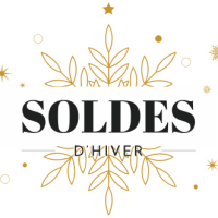 Sticker Soldes d'Hiver vitrine 6