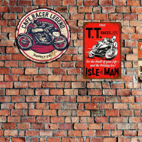 Papier Peint Panoramique Mur plaques vintage