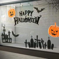 Stickers Halloween Kit Vitrine