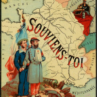 Papier Peint Panoramique Estampe - Souviens-toi