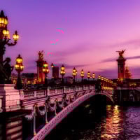 Papier Peint Panoramique Ville Paris Pont
