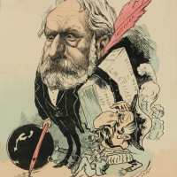 Papier Peint Panoramique Estampe 19e siècle Faustin - Victor Hugo