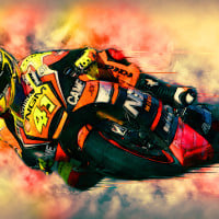Papier Peint Panoramique Moto GP Aleix Espargaro