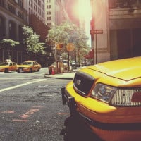 Papier Peint Panoramique Taxi
