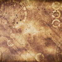 Papier Peint Panoramique Engrenages Steampunk