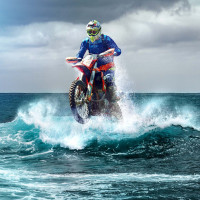 Papier Peint Panoramique Enduro Océan
