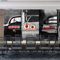 Papier Peint Panoramique Voiture JDM Feu Arrière