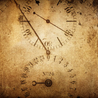 Papier Peint Panoramique Horloge Vintage