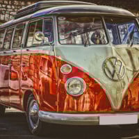 Papier Peint Panoramique Volkswagen Combi