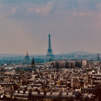 Papier Peint Panoramique Ville Paris Toits