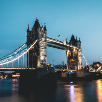 Papier Peint Panoramique Ville de Londres Tower Bridge