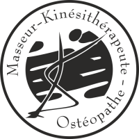 Sticker Logo Kinésithérapeute Masseur Osteopathe