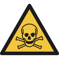 W016- ISO 7010 - Panneau Danger, Matières toxiques