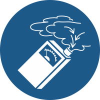 M048- ISO 7010 - Panneau Utiliser le détecteur de gaz