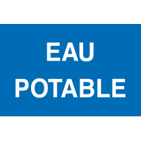 Panneau Eau potable