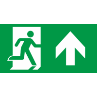 Panneau Issue de secours haut