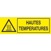 Panneau Hautes températures