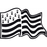 Autocollant Drapeau Bretagne 2