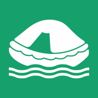 E038 - ISO 7010 - Panneau Radeau de survie