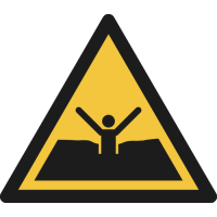 W061- ISO 7010 - Panneau Danger, Sables mouvants ou vase/vase profonde ou limon