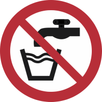 P005- ISO 7010 - Panneau Eau non potable