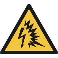 W042- ISO 7010 - Panneau Danger, Arc électrique