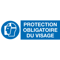 Panneau Protection obligatoire du visage