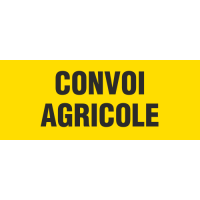 Panneau Convoi agricole
