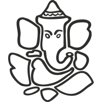 Sticker Symbole Ganesh
