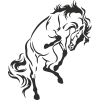 Sticker Cheval Debout