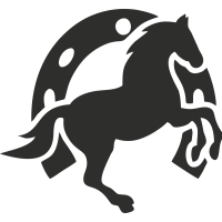 Sticker Cheval Et Fer