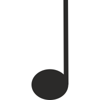 Sticker Métier Loisirs Musique Note 1