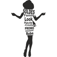Sticker Femme Soldes 2