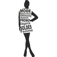 Sticker Femme Soldes 3