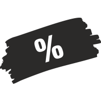 Sticker Soldes Grunge %