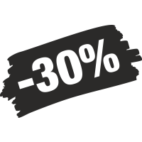 Sticker Soldes Grunge 30%