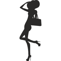 Sticker Soldes Femmes Shopping 6